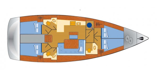 YachtABC - Sailing charter Bavaria Cruiser 46 Croatia Adriatic Sea
